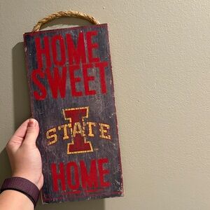 Red and Black State Home Sign